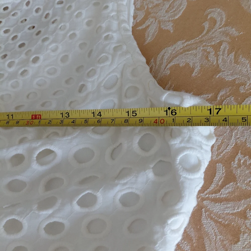 Julia Jordan White Eyelet Dress Sleeveless Fit & Flare Women’s Size 6 - Picture 10 of 10